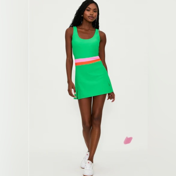 Beach Riot Remi Island Green tennis dress - Picture 2 of 5